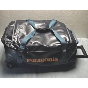 Patagonia Black Hole Wheeled Duffel 70L Luggage Smolder Blue Carry On Roller